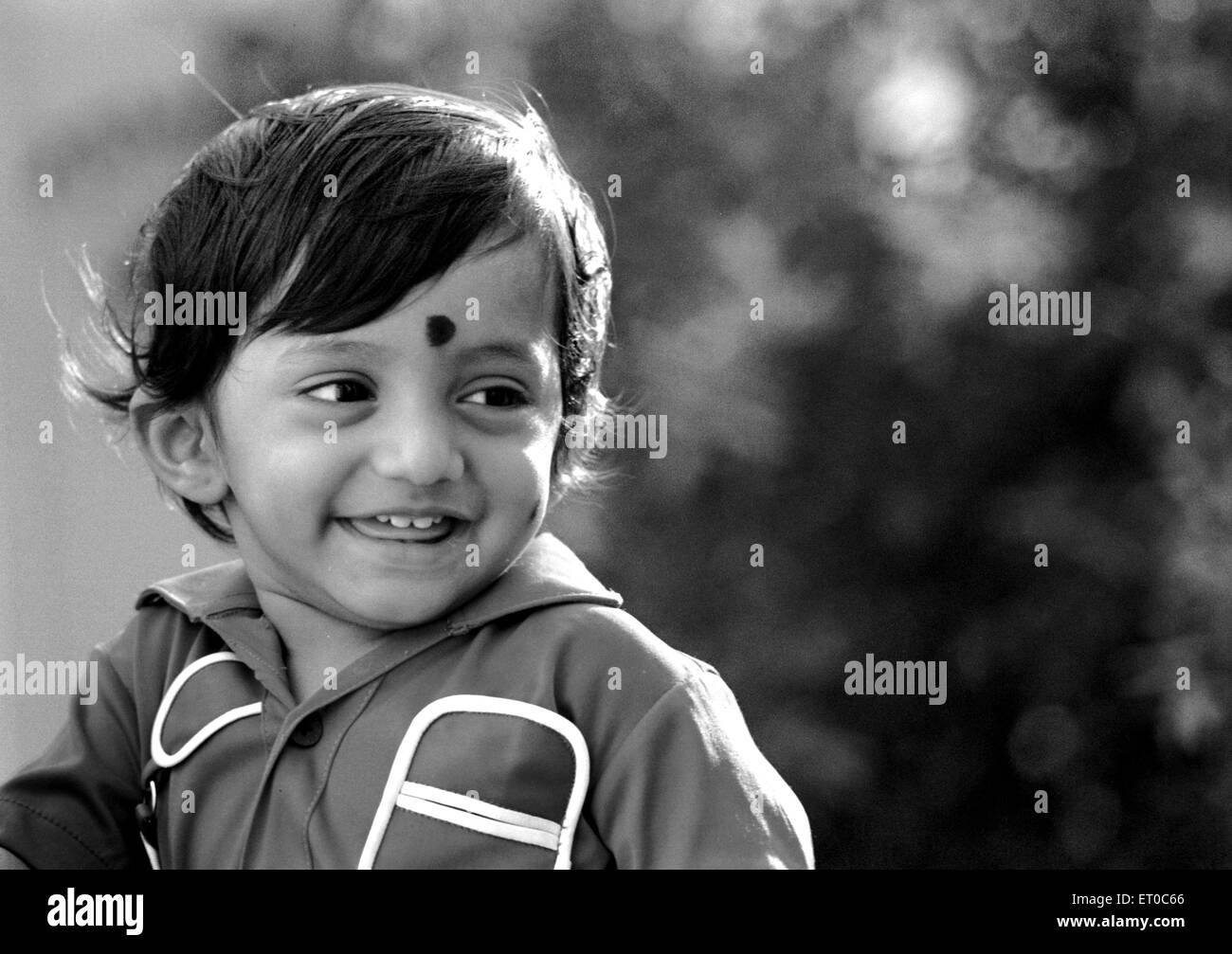 Dos años chico ; Tamil Nadu ; India Sr.#777A Foto de stock