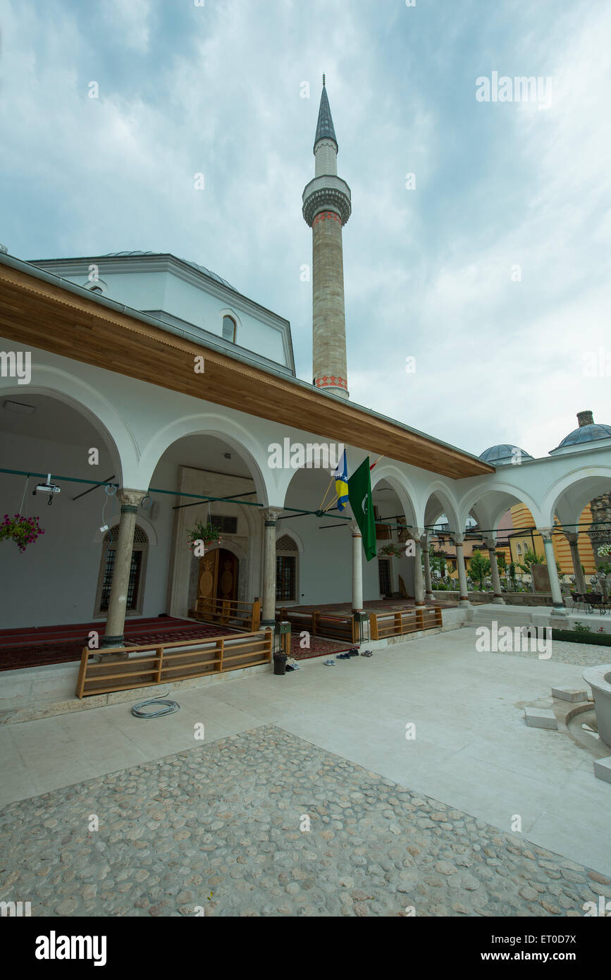 Careva Mezquita en Sarajevo Foto de stock