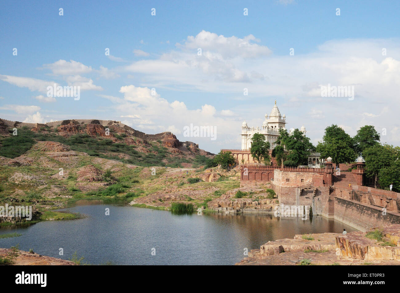Jaswant Thada monumento memorable Jodhpur ; ; ; Rajasthan India Foto de stock
