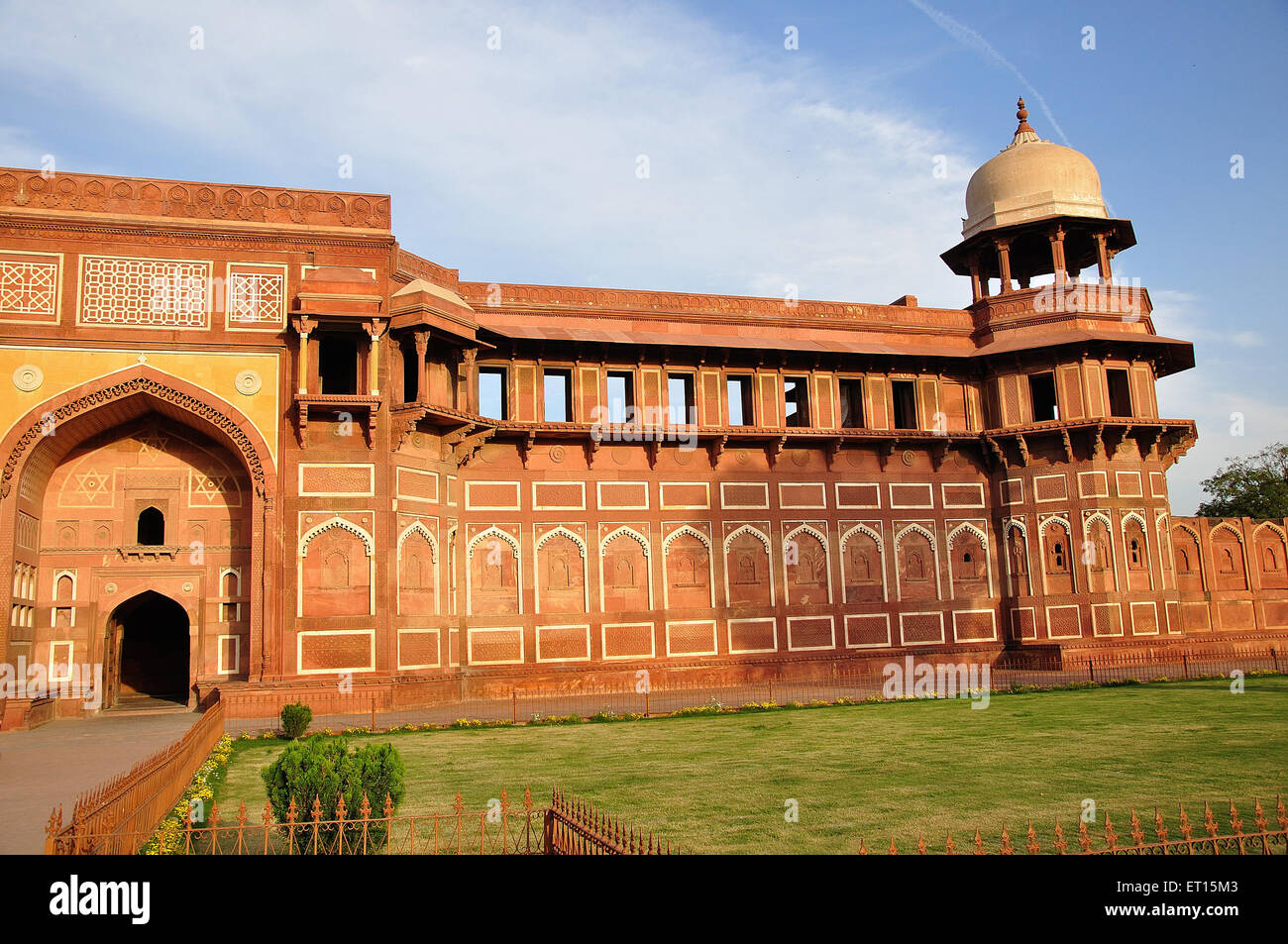 Agra Fort ; ; en Uttar Pradesh, India Foto de stock