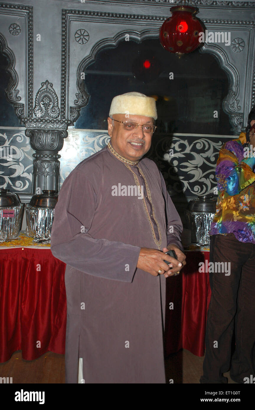 Kiran Shantaram, director de cine indio, V. Shantaram son, India Foto de stock