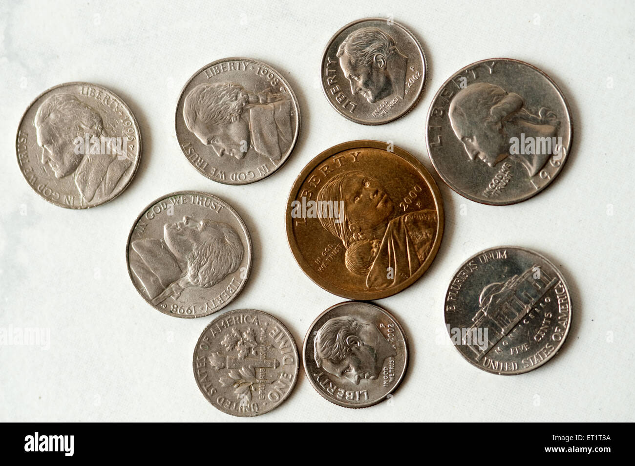 Monedas americanas fotografías e imágenes de alta resolución - Alamy