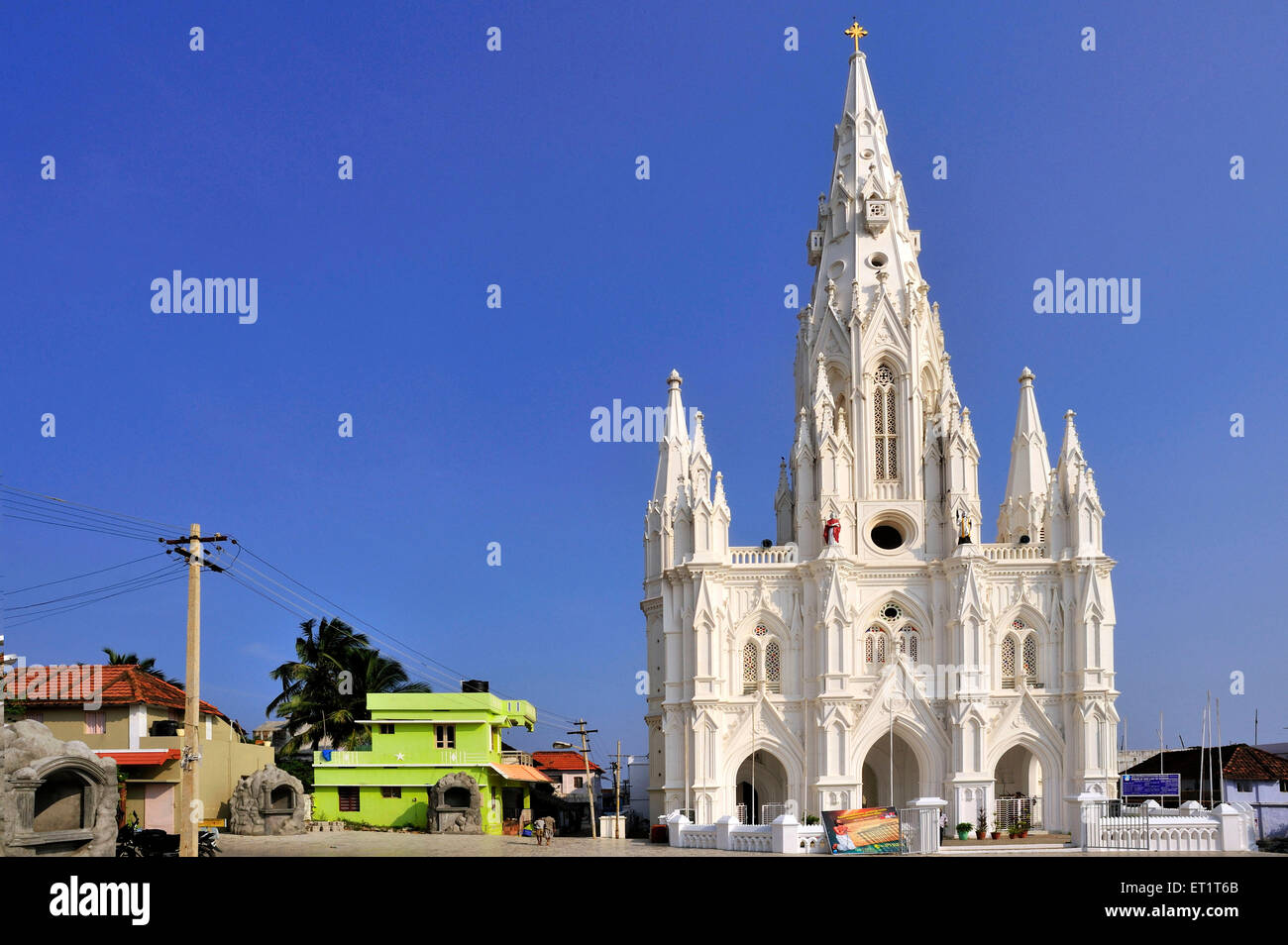 Iglesia de Nuestra Señora de la Alegría; Santuario de Nuestra Señora de Ransom; Iglesia Católica; Kanyakumari; Tamil Nadu; India; Asia; Asia; India; Foto de stock