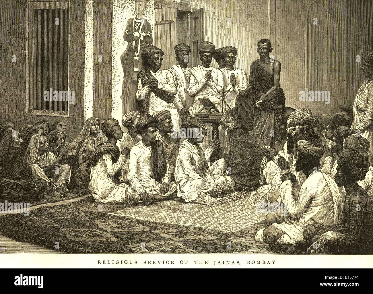 El servicio religioso de la Janis ; ; ; Maharashtra Bombay Bombay India Foto de stock