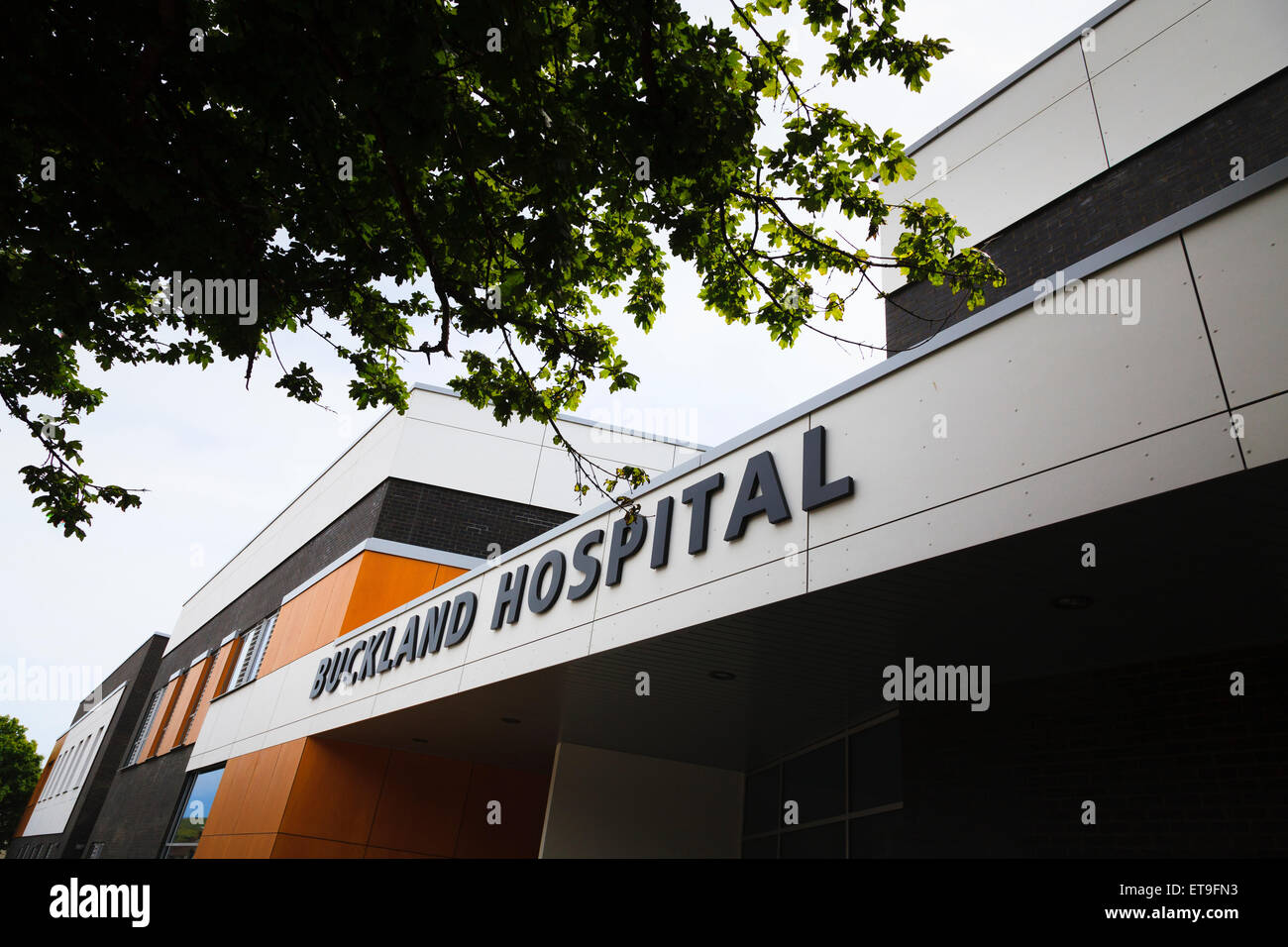 Signo más de entrada a Buckland Hospital en Dover Fotografía de stock