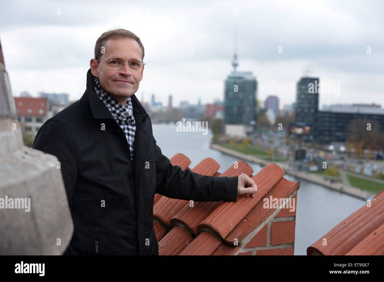 Berlín, Alemania, el desarrollo urbano y designado Senador Alcalde Michael Mueller Foto de stock