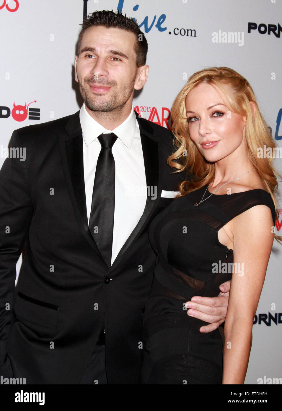 2015 AVN Awards celebrado en la junta dentro del Hard Rock Hotel & Casino Llegadas con