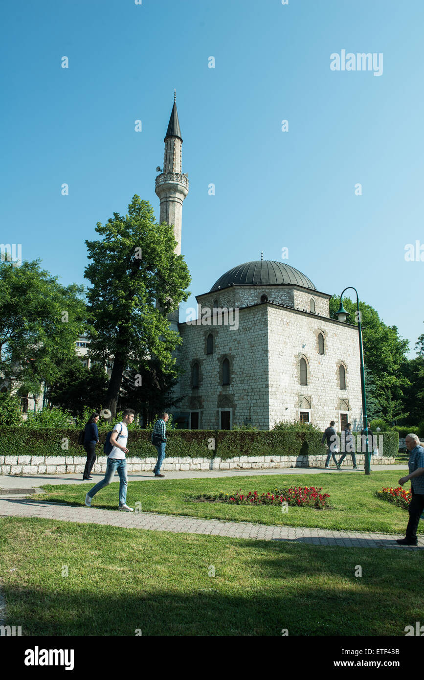 Ali Pascià Mezquita en Sarajevo Foto de stock