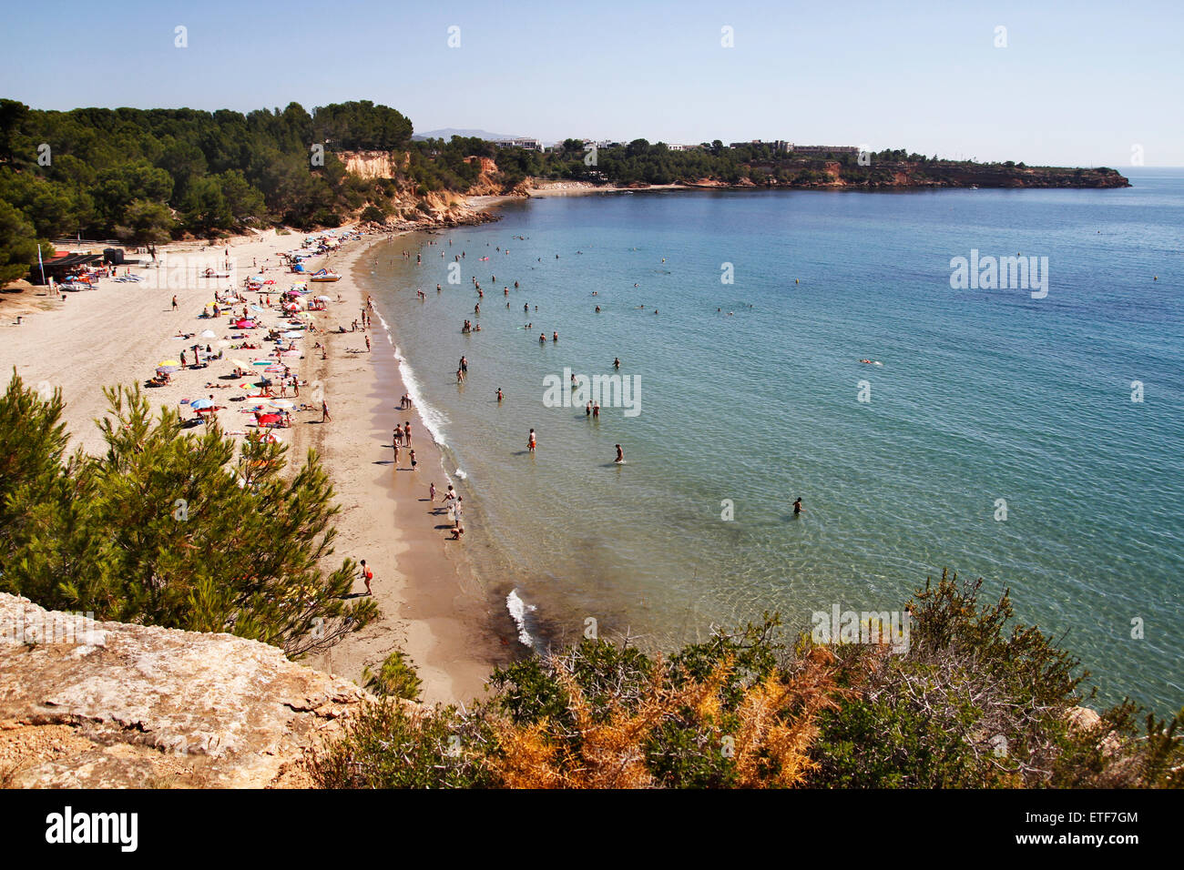 Playa de Cap Roig. L'Ampolla, Tarragona, Catalunya, España Fotografía de  stock - Alamy