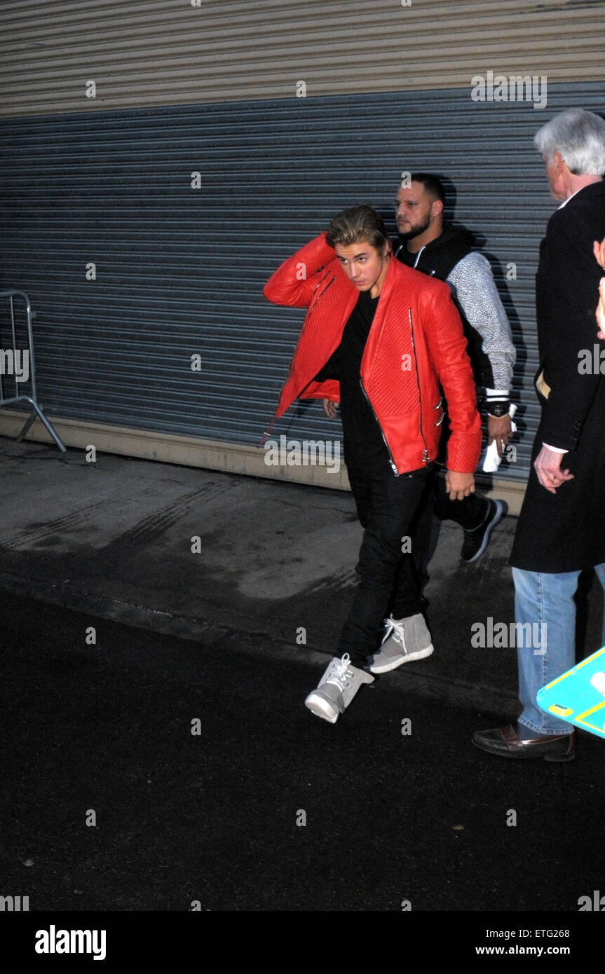 Adidas Originals x Kanye West YEEZY Fashion Show - Fuera de salidas con:  Justin Bieber donde: Ciudad de Nueva York, Nueva York, Estados Unidos  Cuándo: 12 Feb 2015 Crédito: Ivan Nikolov/WENN.com Fotografía