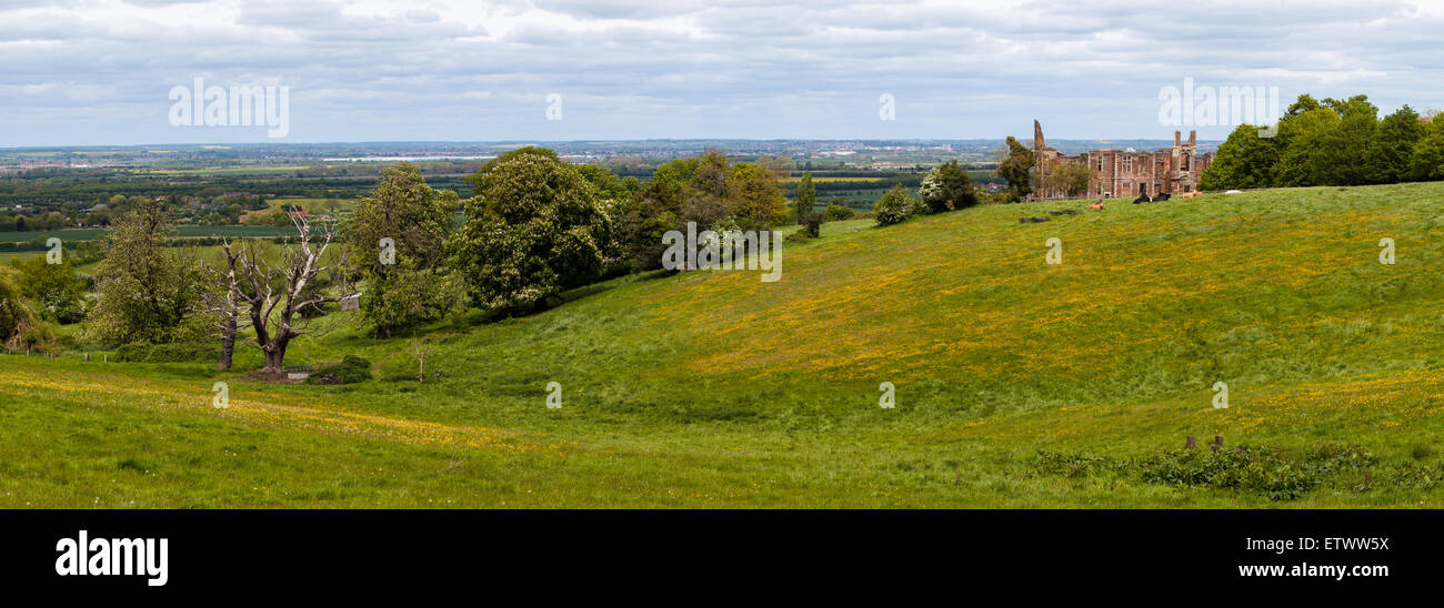 Parques de Milton Keynes ruta de confianza entre Bradville y Blue Bridge, Milton Keynes, Buckinghamshire, Inglaterra. Foto de stock