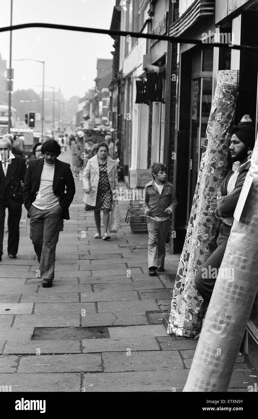 Ladywood, Birmingham, West Midlands. El 15 de agosto de 1977. Foto de stock