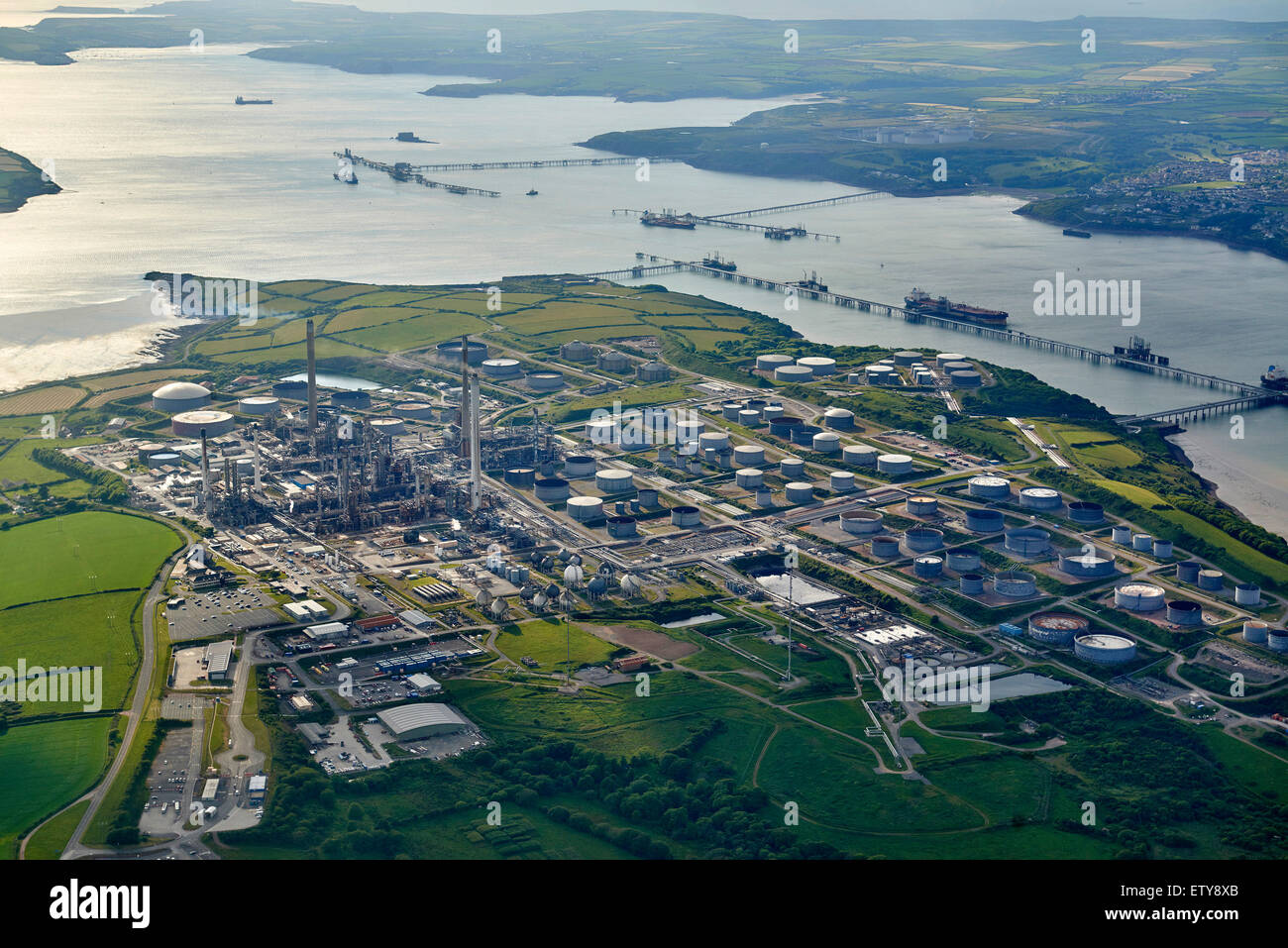 Milford Haven, West Wales, REINO UNIDO Foto de stock
