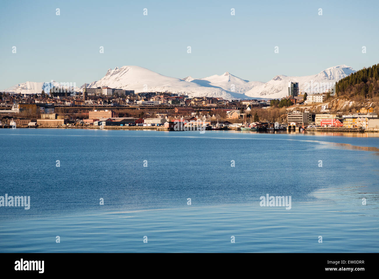 Puerto de Narvik, Noruega Fotografía de stock - Alamy