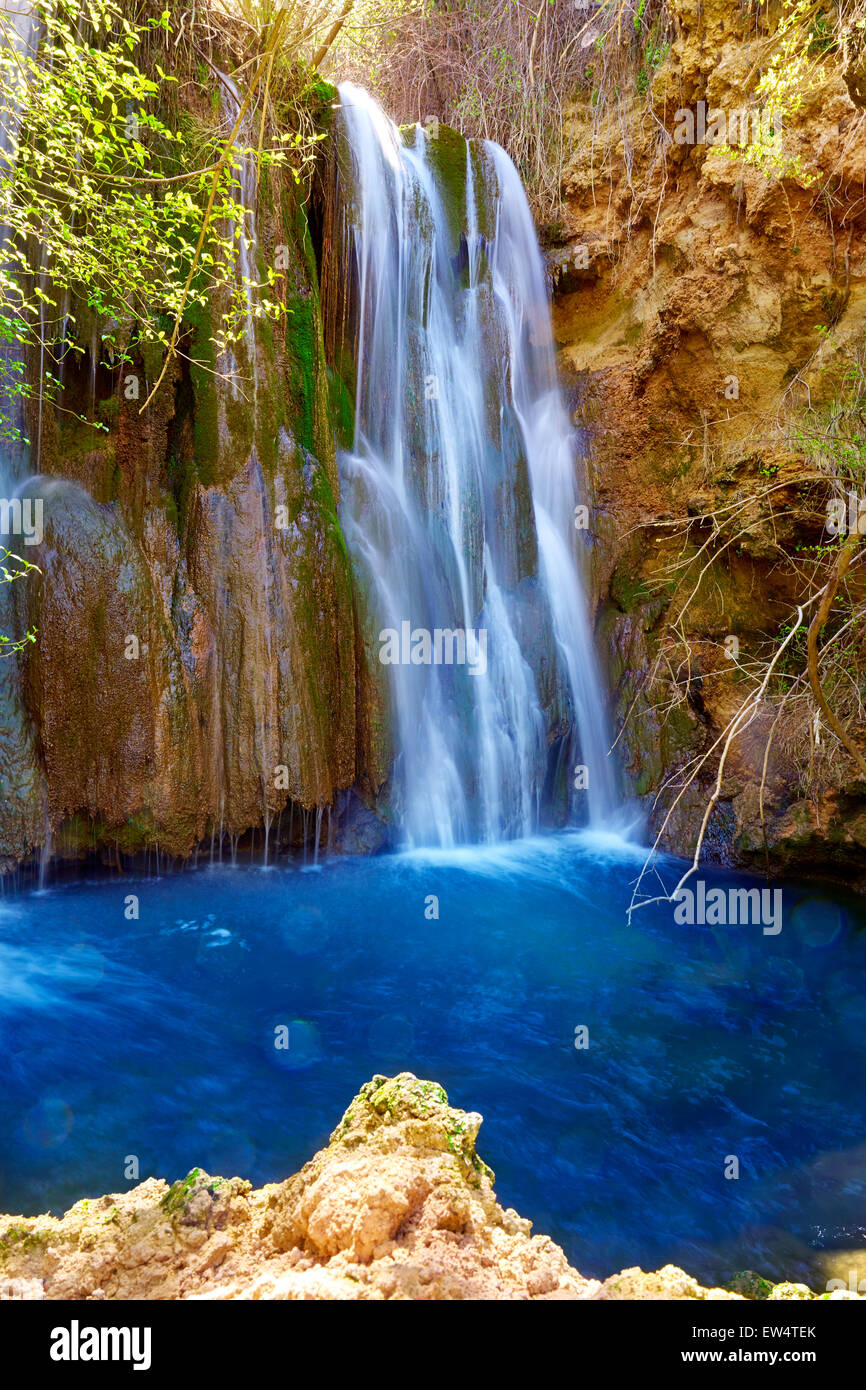 Las cascadas del río Cañete en Cuenca en España Fotografía de stock - Alamy