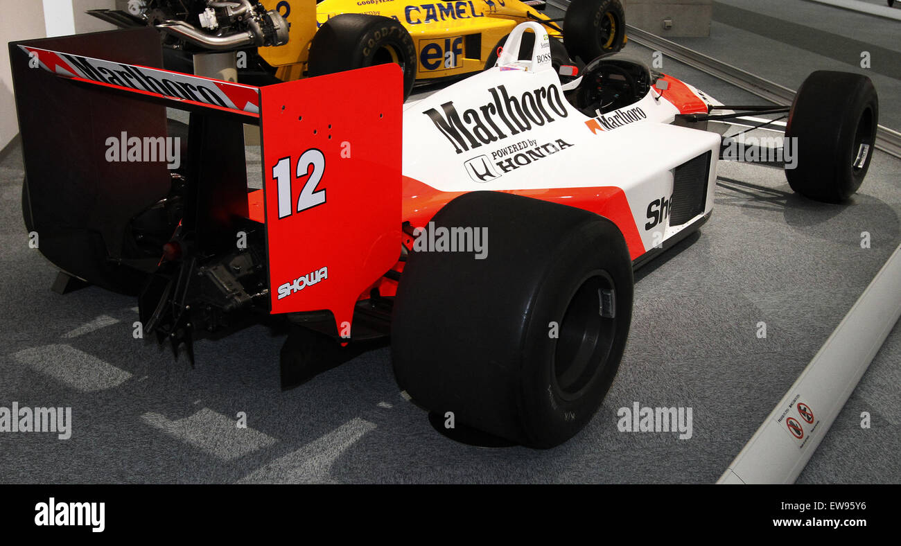 McLaren MP4-4 vista trasera Honda Collection Hall Fotografía de stock -  Alamy