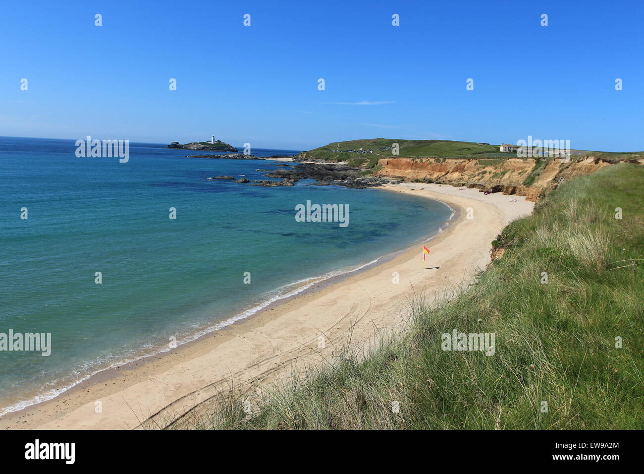 Cornwall hermosa costa Foto de stock