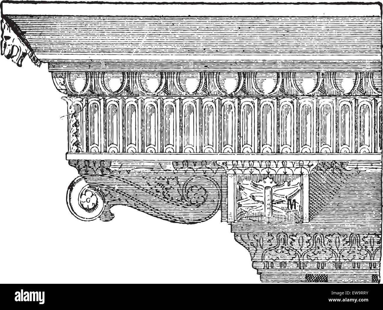 Temple jupiter rome Imágenes vectoriales de stock - Alamy