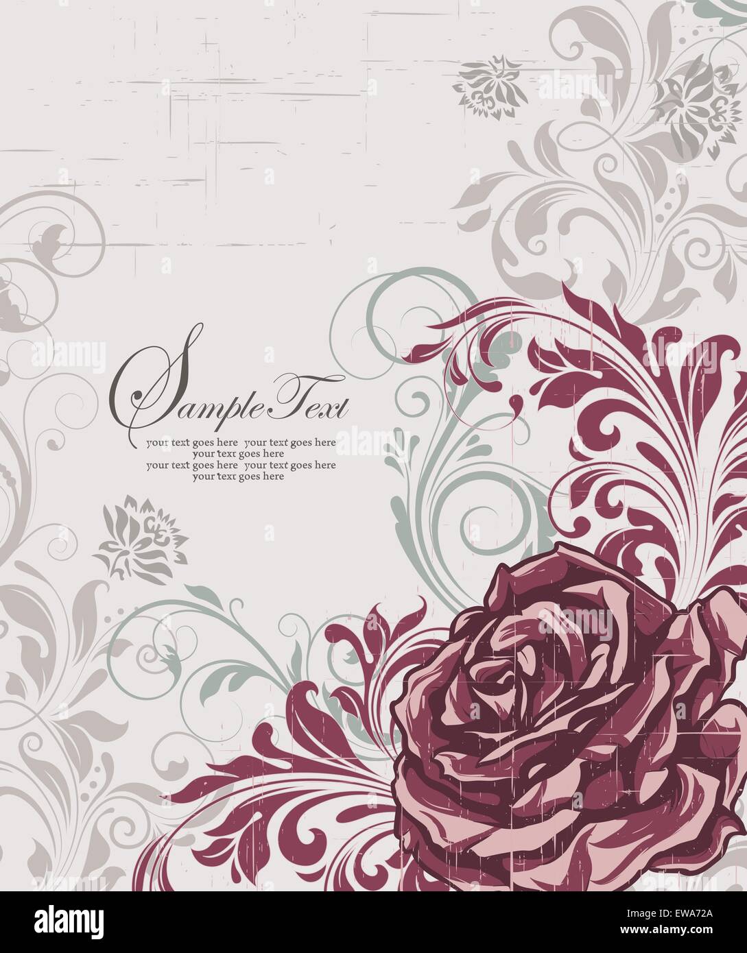 Flores rosas claras y oscuras Imágenes vectoriales de stock - Alamy Flores rosas claras y oscuras Imágenes vectoriales de stock - Alamy