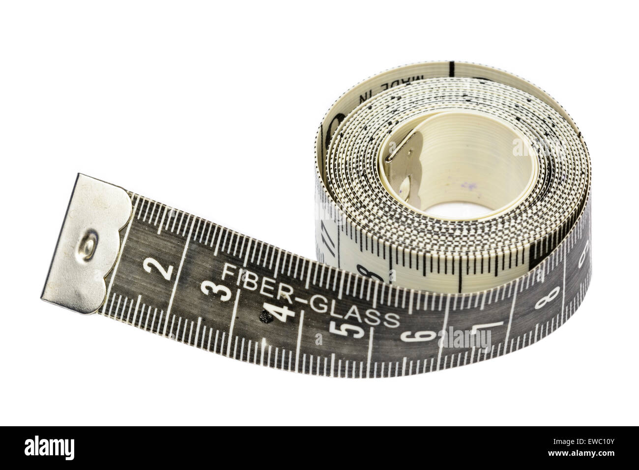 cinta metrica para medir en centimetros,ideal para costura Stock Photo
