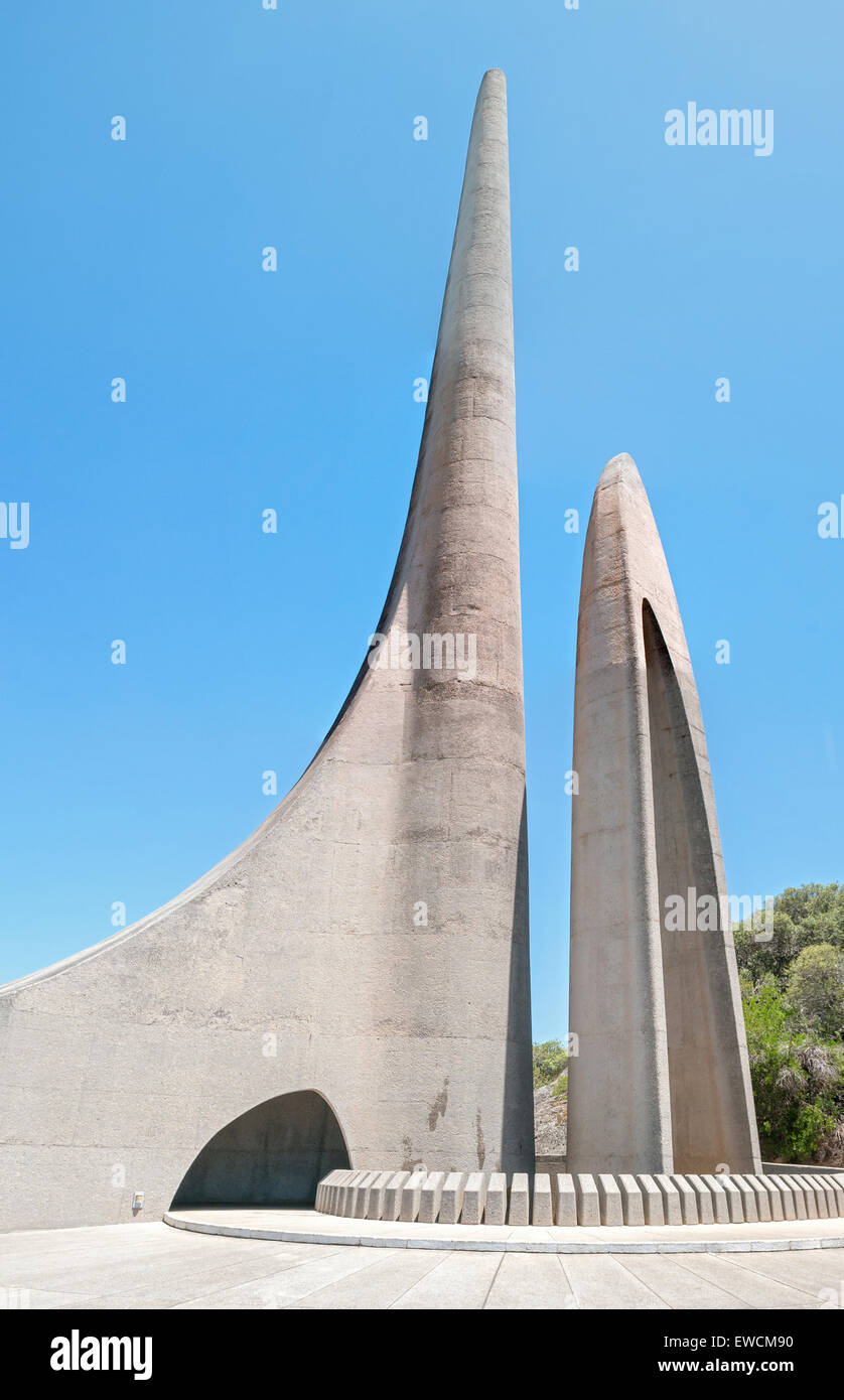 Monumento conmemorativo del desarrollo de la lengua afrikaans Foto de stock