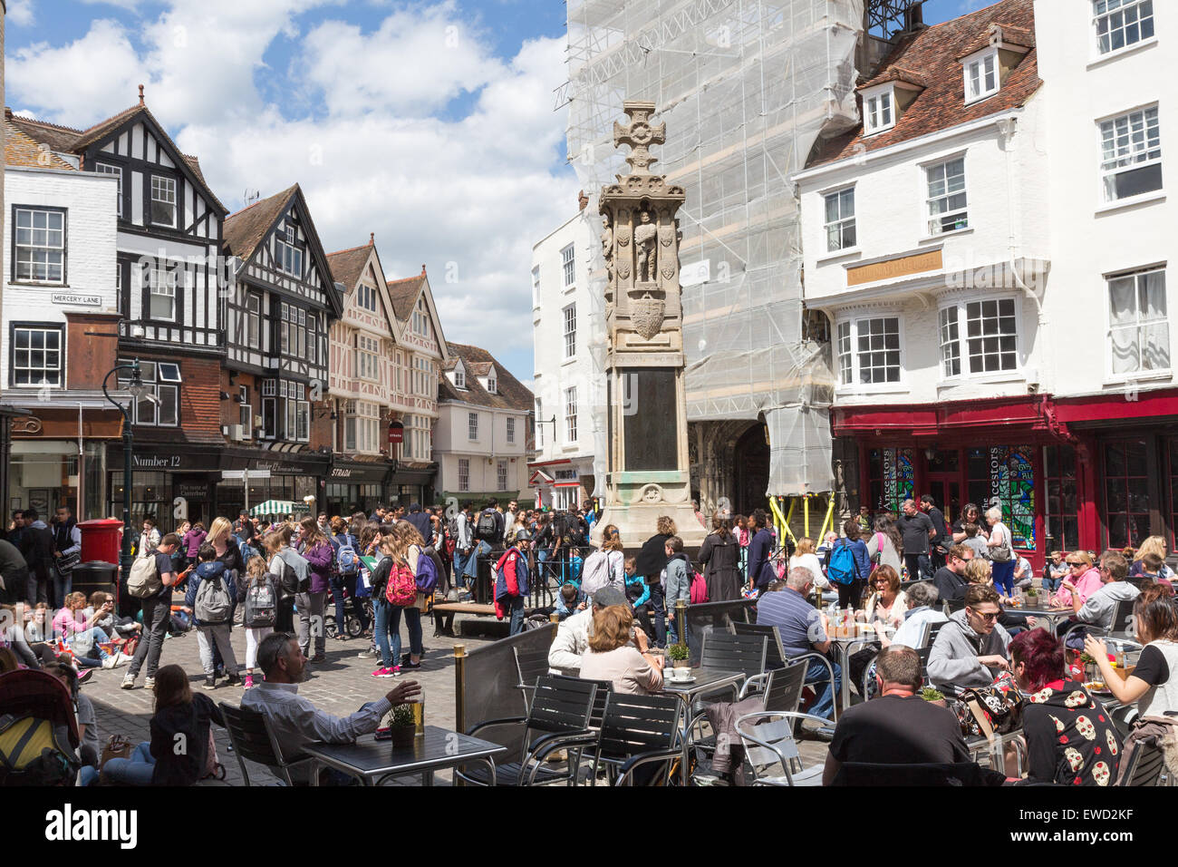 El mercado de la mantequilla en Canterbury, Kent, Inglaterra Foto de stock