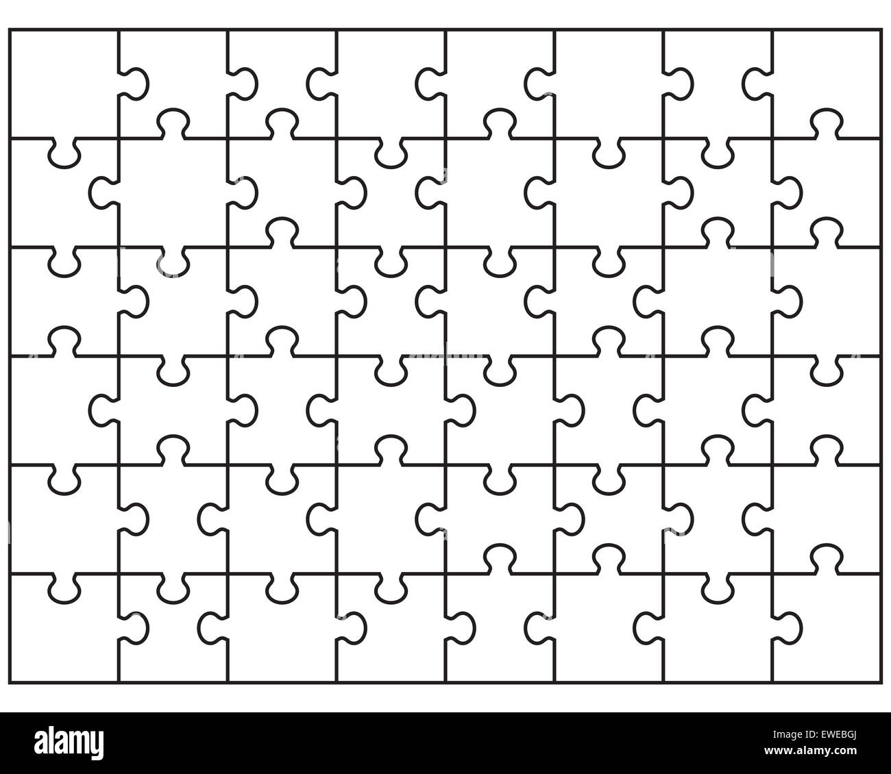 Rompecabezas de mosaico Imágenes de stock en blanco y negro - Alamy
