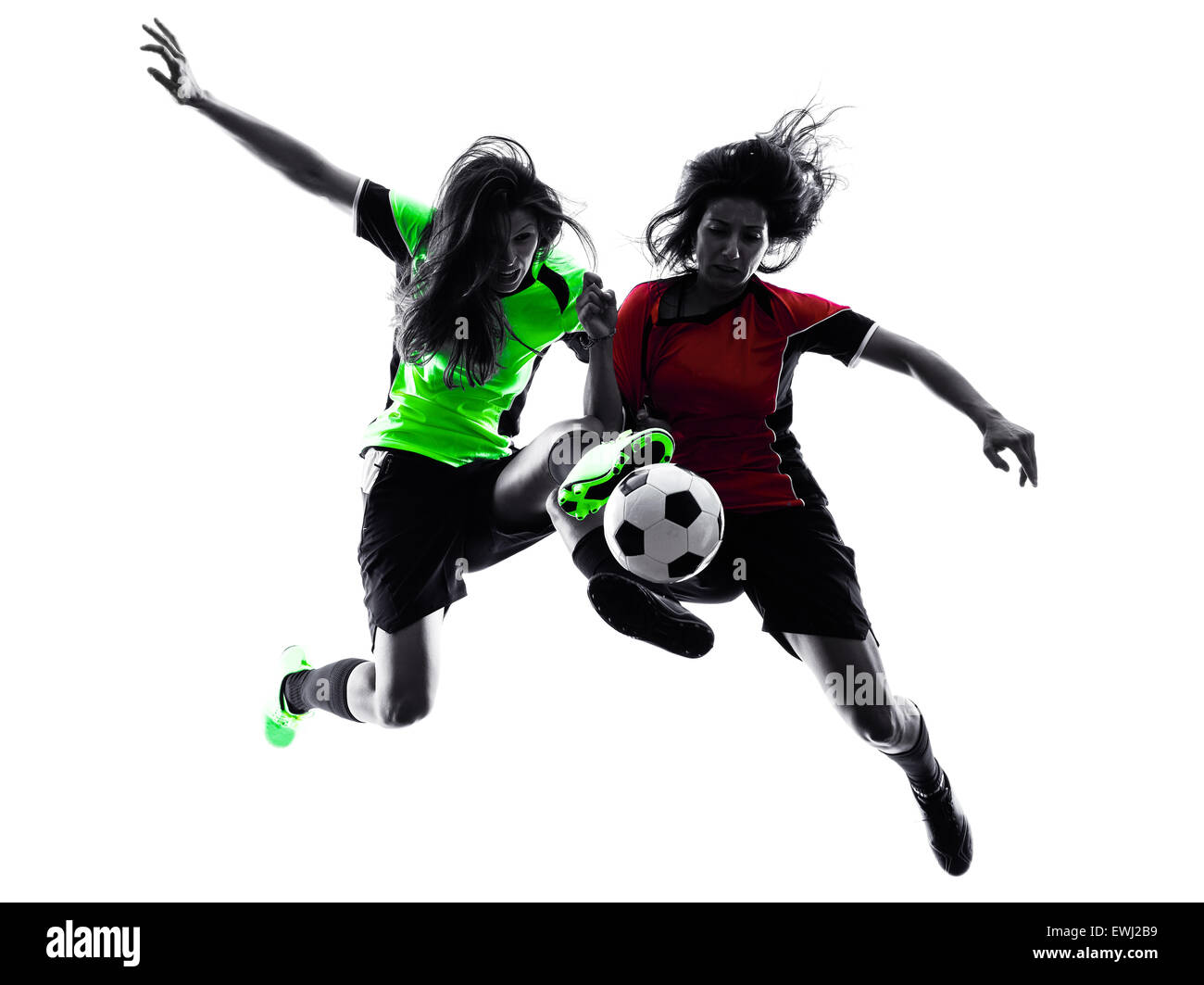 Two women playing soccer players fotografías e imágenes de alta resolución  - Alamy
