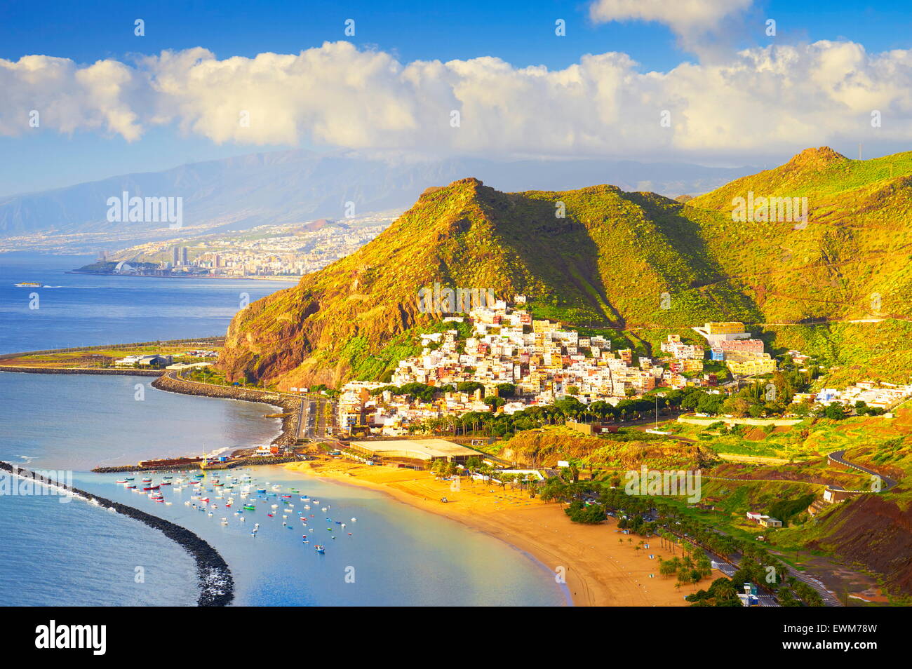 Pueblo de San Andrés, Santa Cruz de Tenerife, Islas Canarias, España Foto de stock