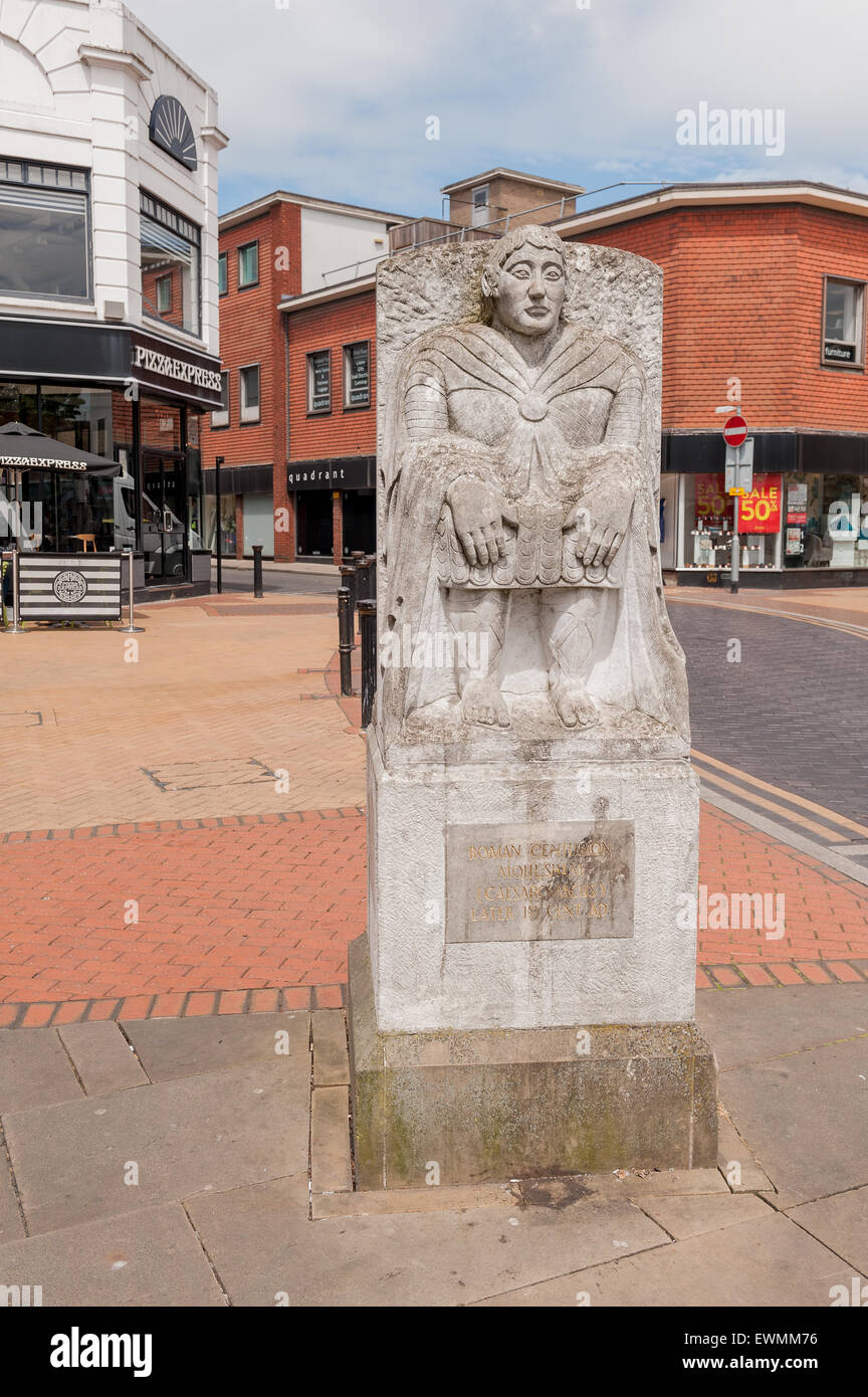 Centro de la ciudad moderna Chelmsford apenas un recordatorio de su
