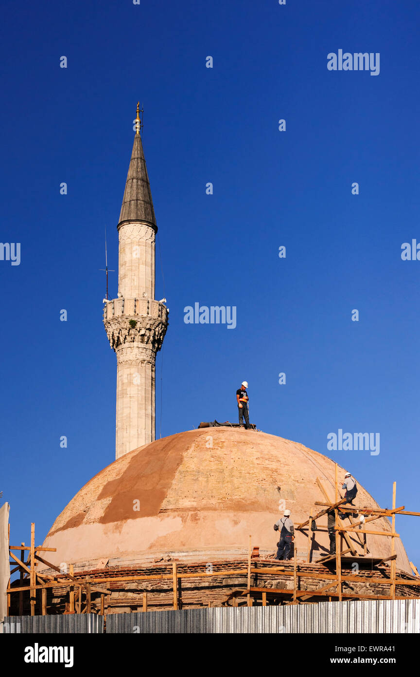 Mezquita en la renovación Foto de stock