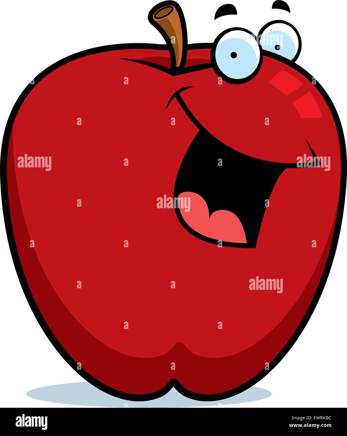 Manzana roja de dibujos animados fotografías e imágenes de alta resolución  - Alamy