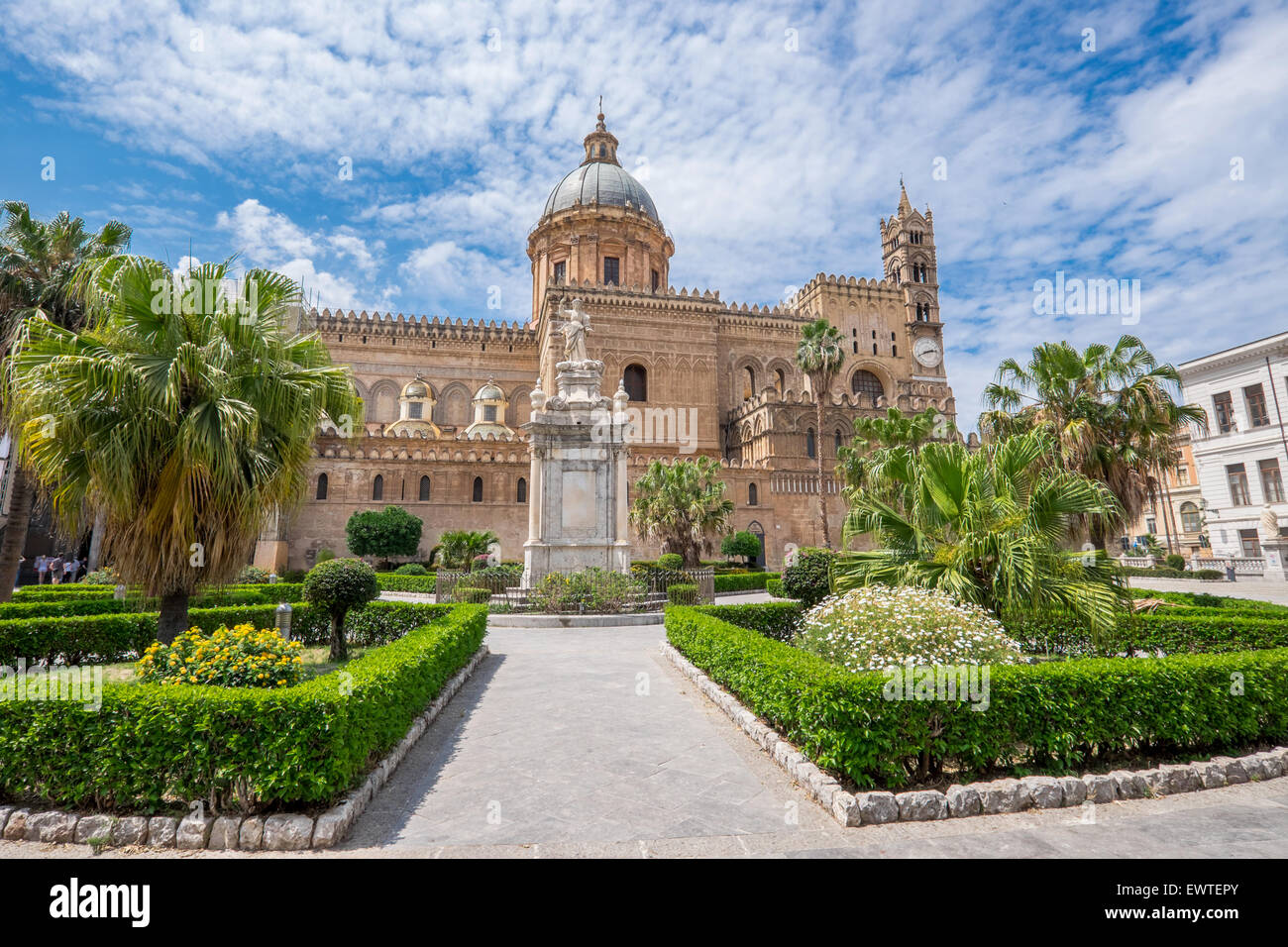 La Catedral de Palermo, Sicilia. Foto de stock