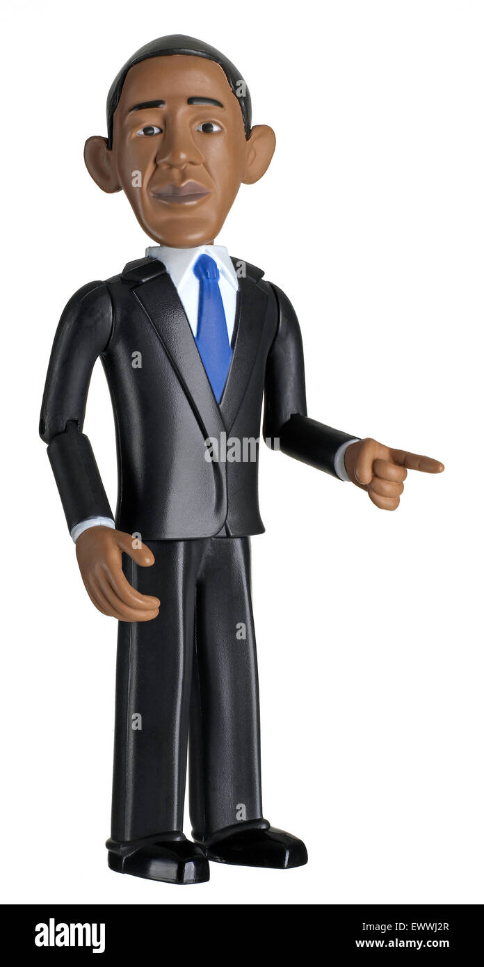 El presidente Barack Obama muñeca Foto de stock