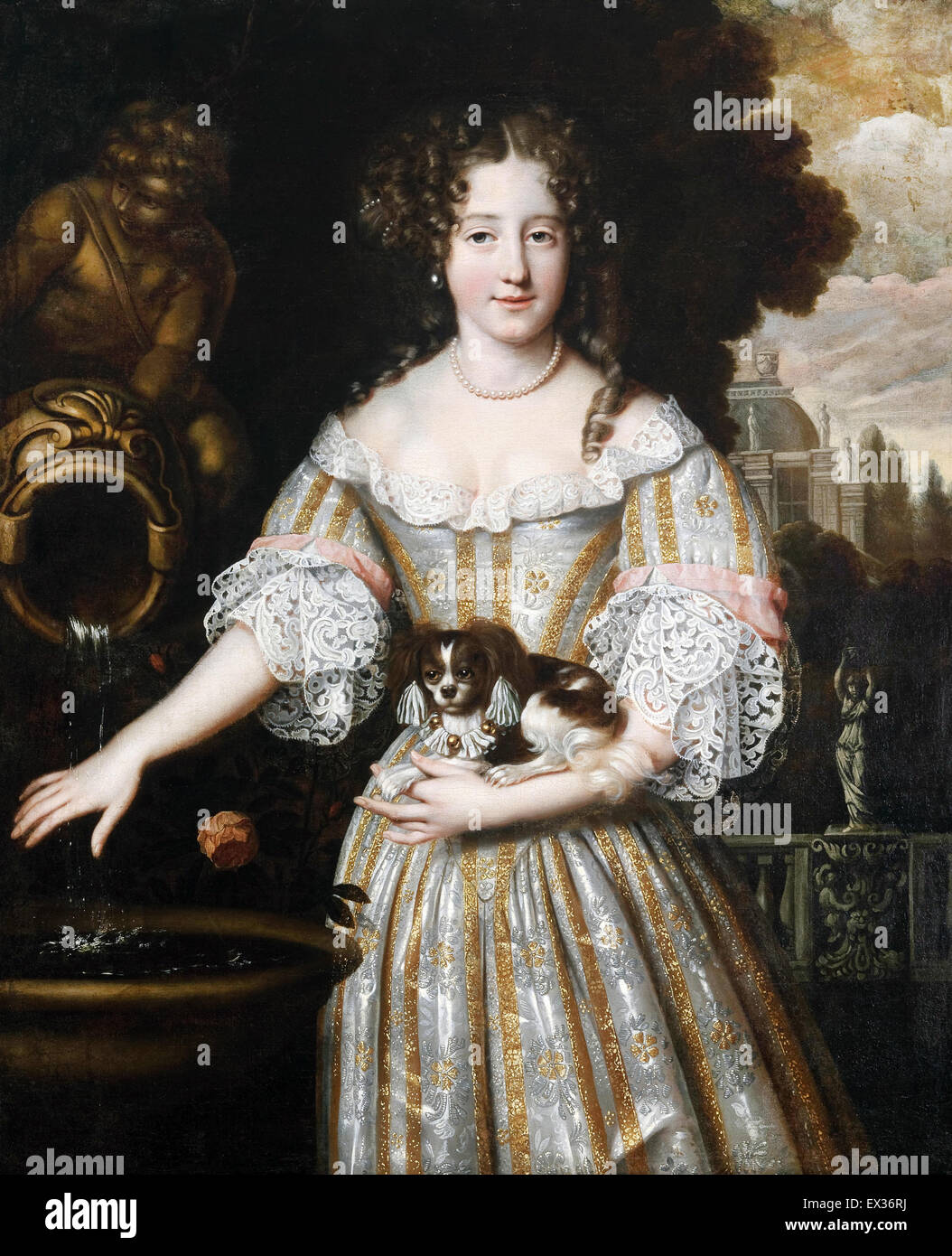 Henri Gascar, Louise de Keroualle, Duquesa de Portsmouth. Circa 1670. Óleo sobre lienzo. Galería de Arte de Auckland Toi o Tamaki, Auckland. Foto de stock