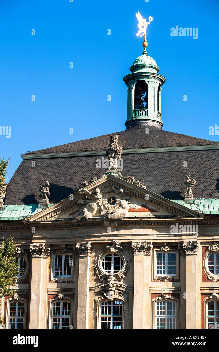 DEU, en Alemania, en Renania del Norte-Westfalia, Münster, el castillo, el edificio principal de la universidad Wilhelms de Westfalia. DEU, Deutschl Foto de stock