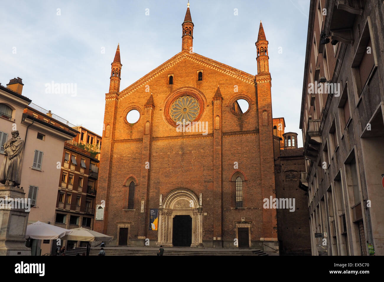 La Iglesia de San Francesco, Piacenza, Emilia-Romaña, Italia. Foto de stock