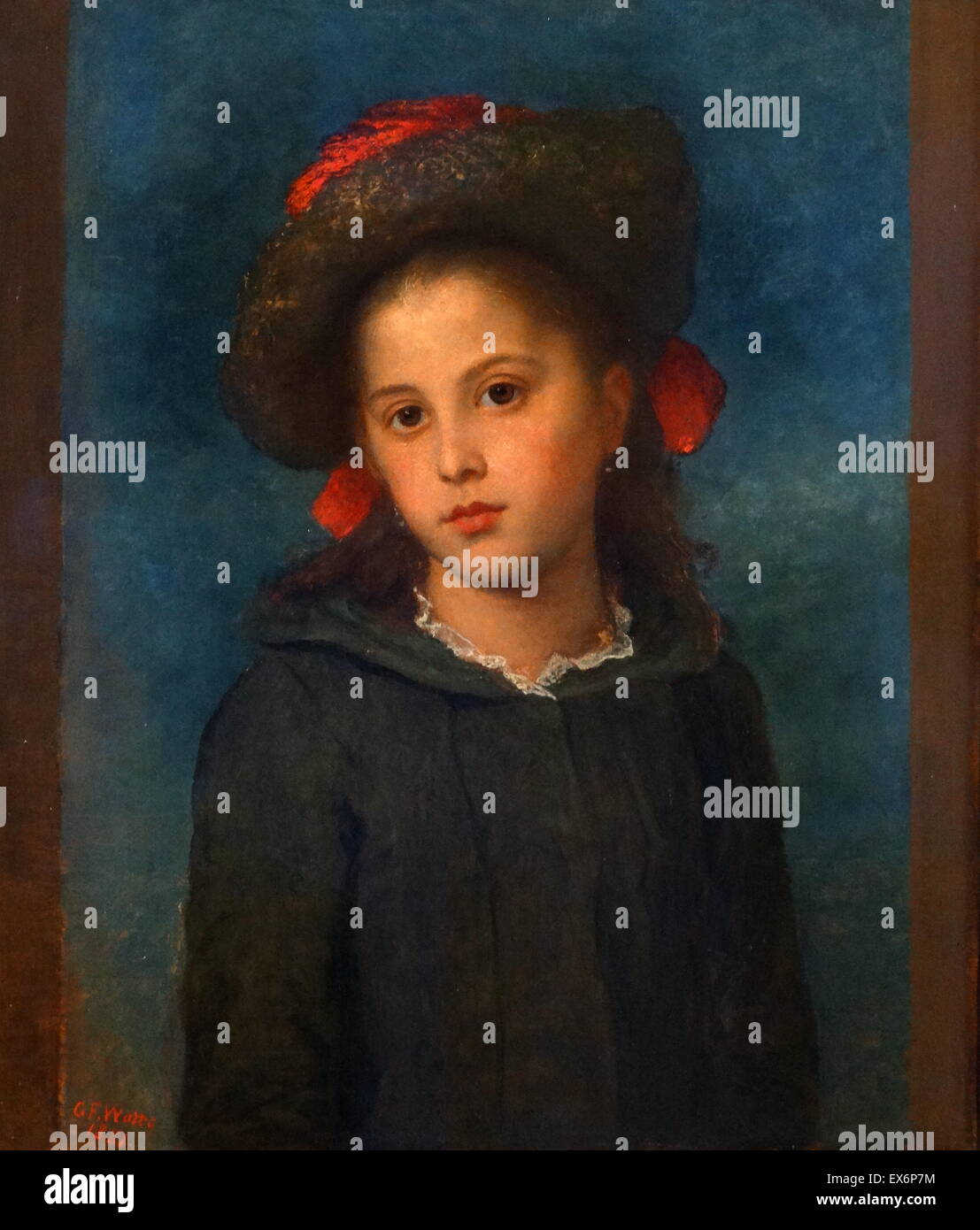 Miss Helen Ionedes 1881 por George Frederick Watts 1817-1904 Foto de stock