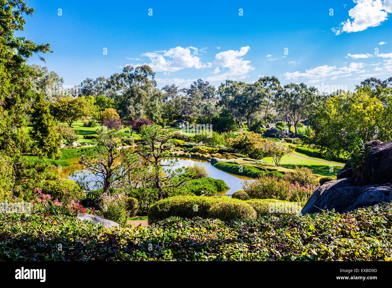 Australia, Nueva Gales del Sur, la Región Centro Oeste, Cowra Jardín Japonés. Foto de stock