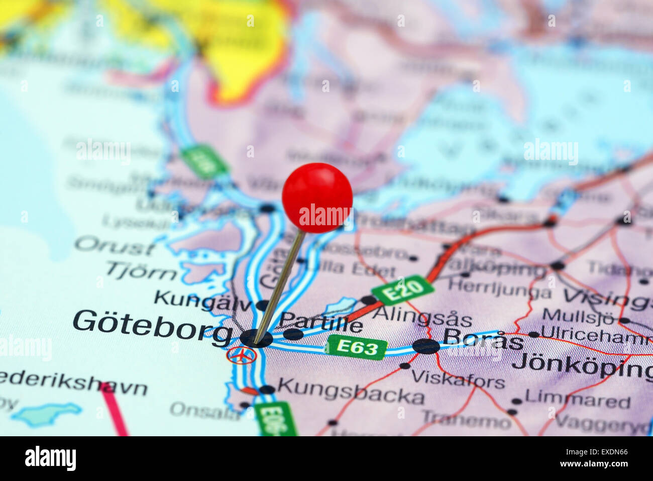 Sweden Map Fotos e Imágenes de stock Alamy