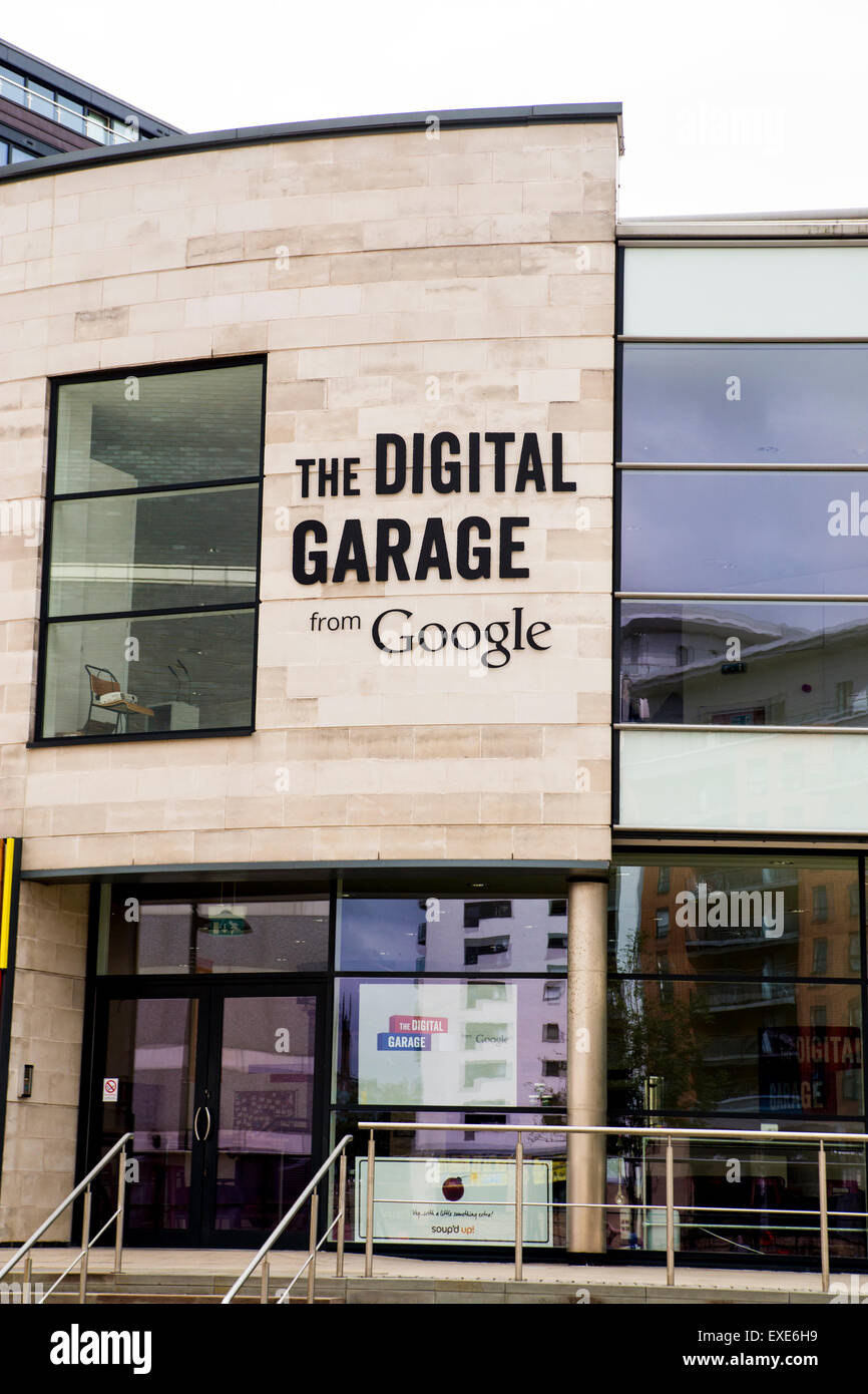 El Taller Digital de Google en Leeds, Leeds Dock Foto de stock