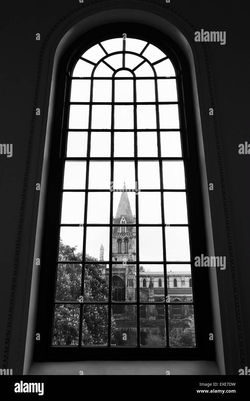 Biblioteca de Christ Church College de la Universidad de Oxford Inglaterra Foto de stock