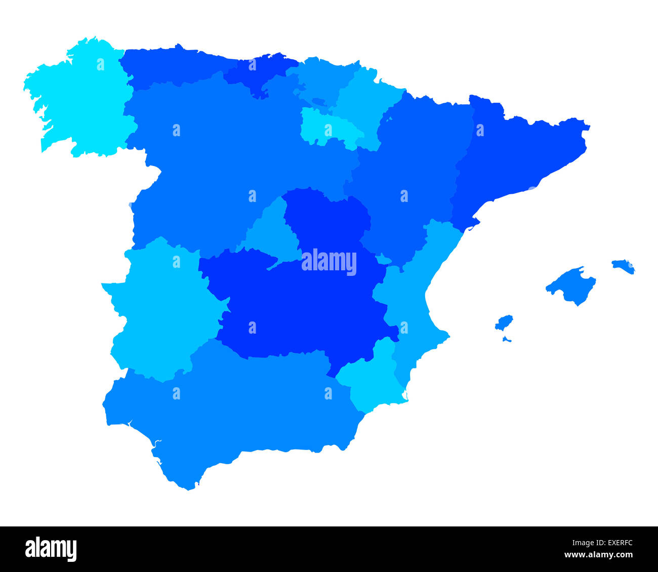 Mapa Geografico De Espana