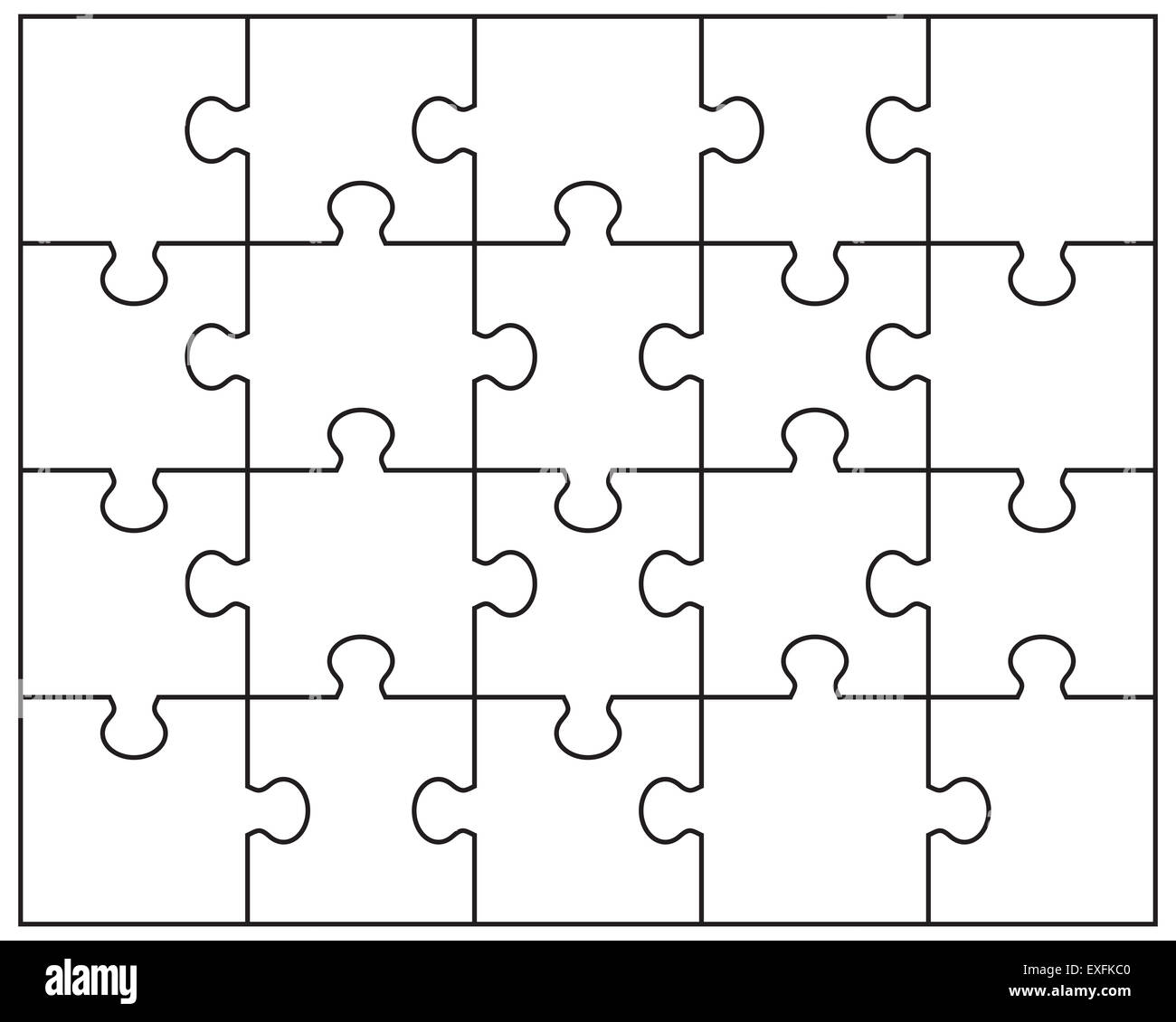 puzzle blanco