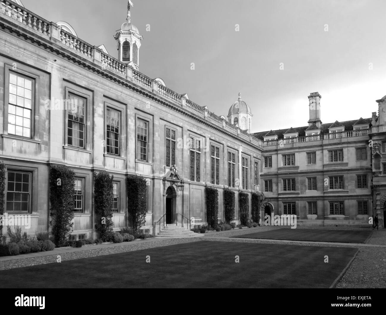 La antigua corte, Clare College, Cambridge Foto de stock