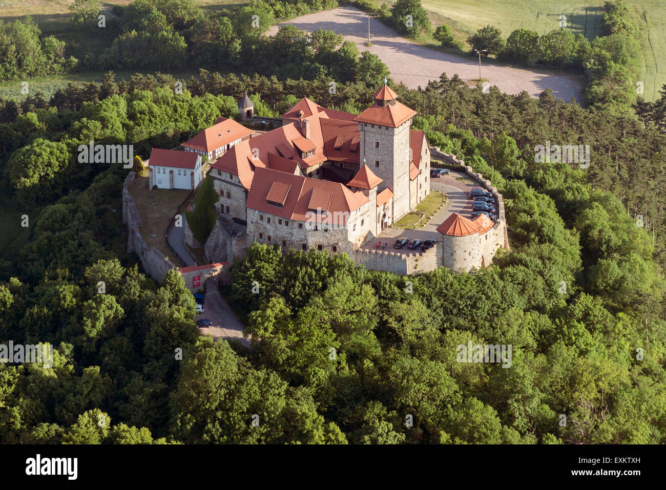 Castillo Wachsenburg, Turingia, Alemania Foto de stock