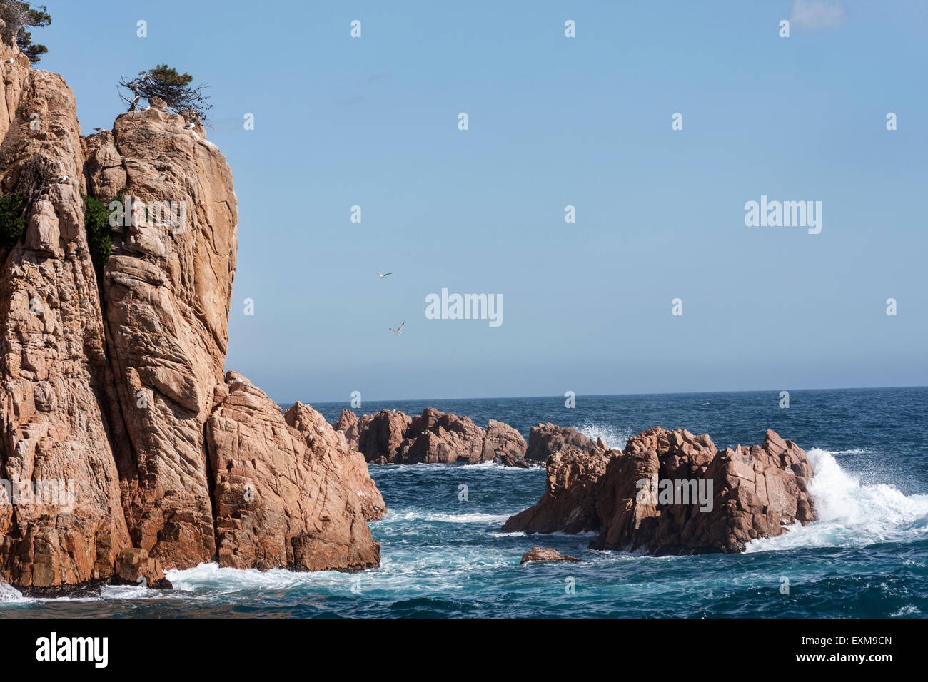 La Conca, Sant Feliu de Guixols. Foto de stock