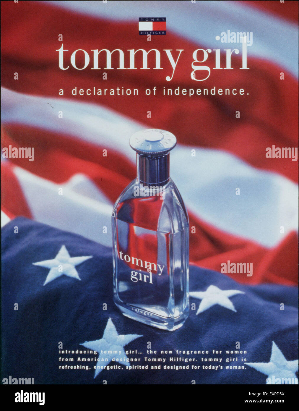 2000s UK Tommy Hilfiger Magazine anuncio Fotografía de stock - Alamy