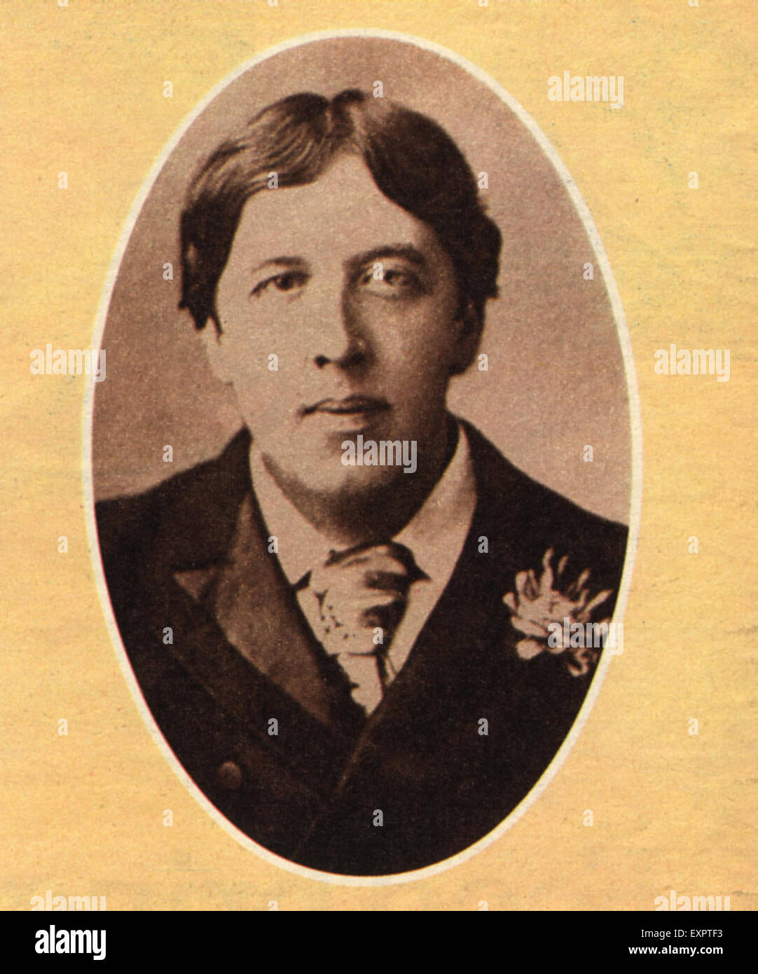 1840s & Pre UK Oscar Wilde Placa Libro Foto de stock