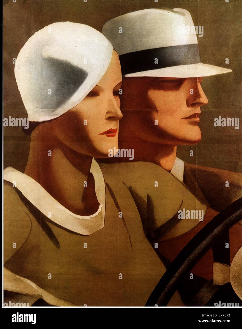 1930 fashion sombreros fotografías e imágenes de alta resolución - Alamy